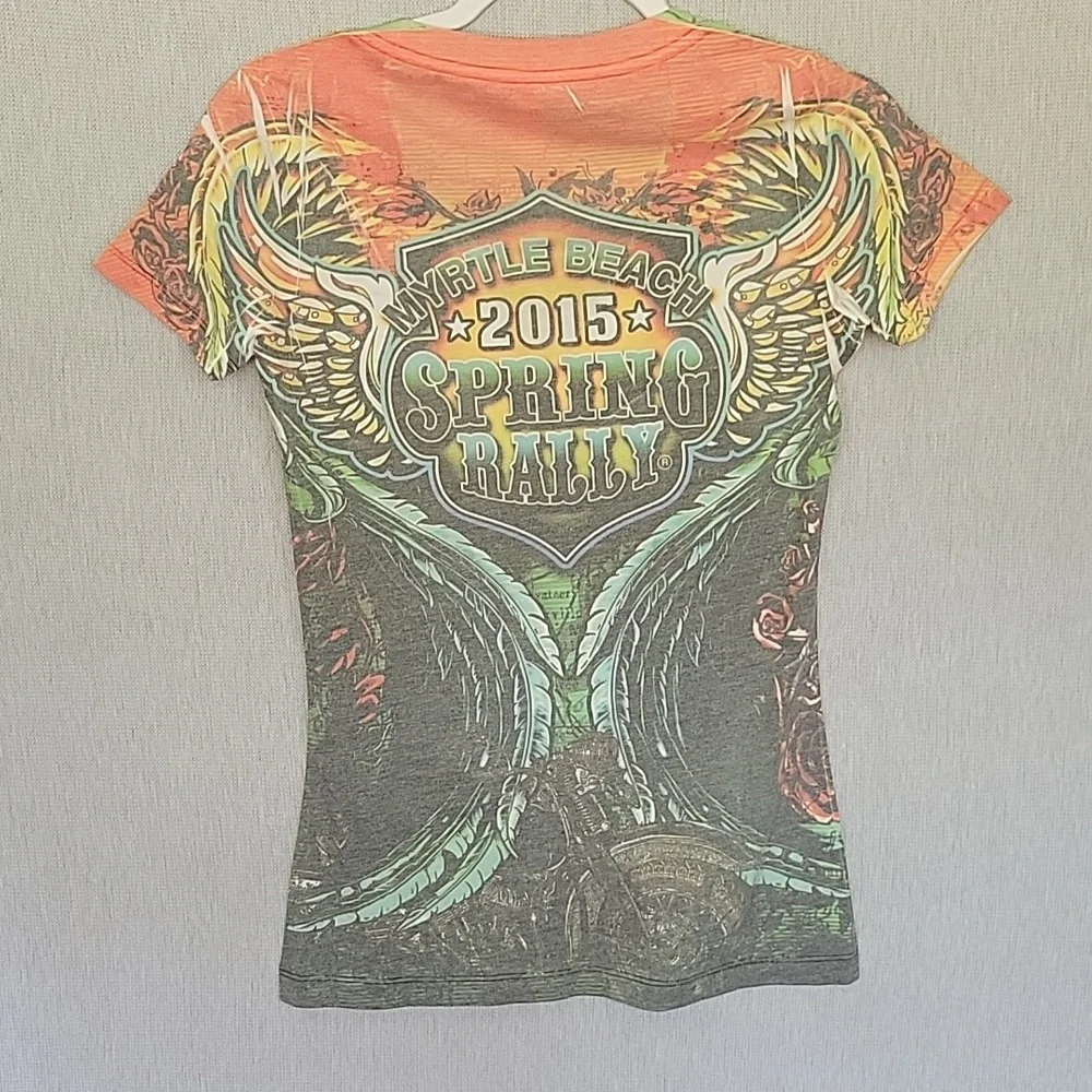 Spring Rally Biker Tee - Picture 4 of 9